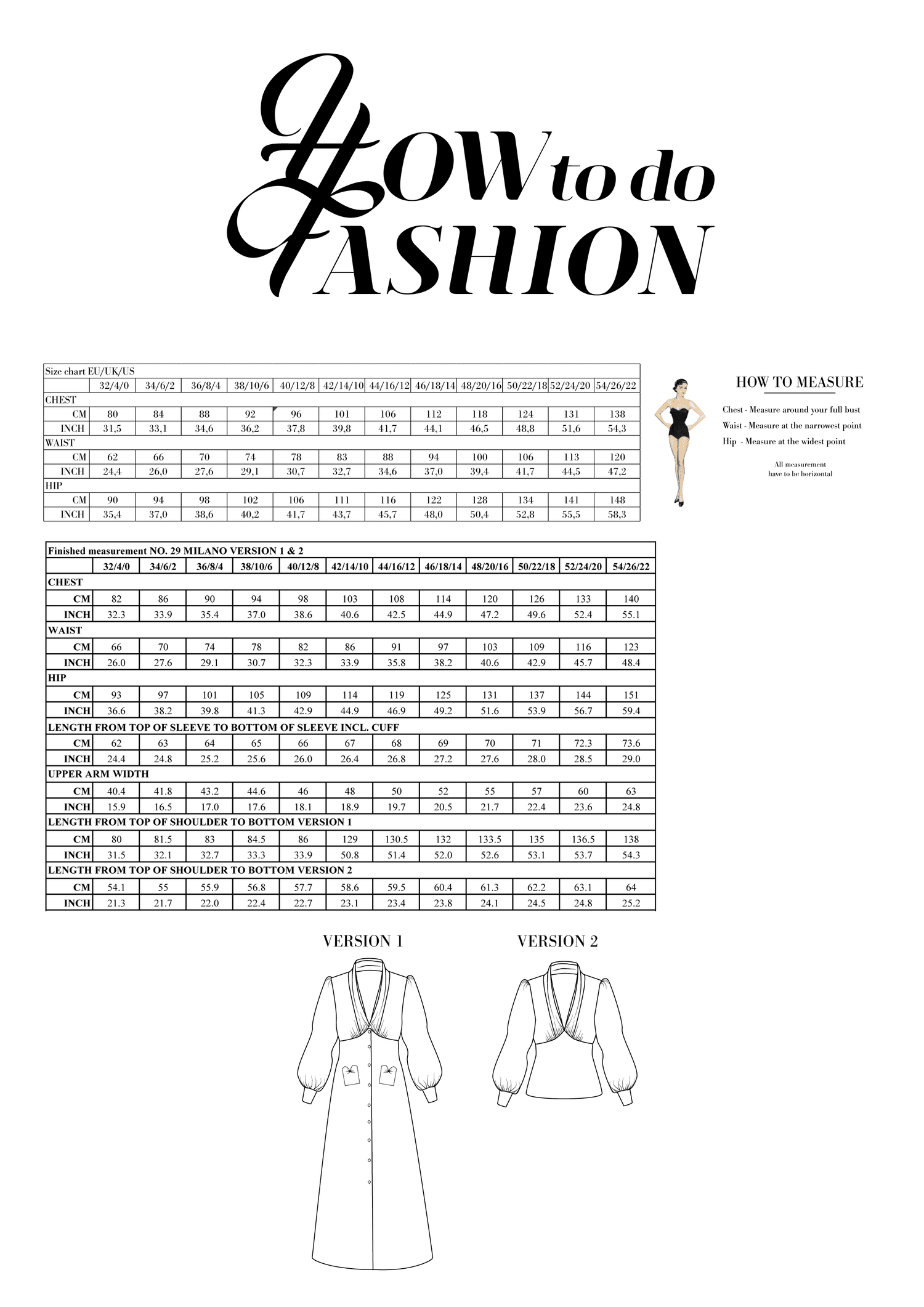 Vintage inspired sewing pattern — How to do Fashion